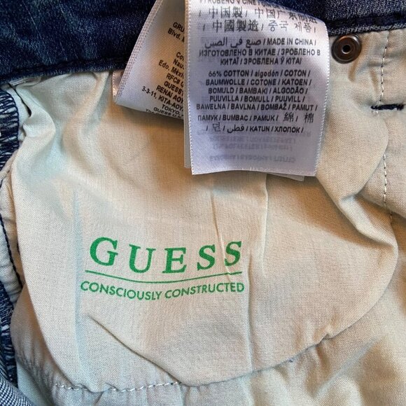 Guess Mid Rise Modern Skinny Avalon Jeans 29x30 Medium Wash Repreve Recycle - Picture 12 of 16